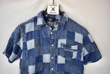 RRL Ralph Lauren Limited Edition Patchwork Work Shirt Button Men's Small S