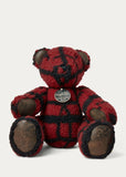 RRL Ralph Lauren Limited Edition Red Plaid Fleece Black Bear 72 of 100
