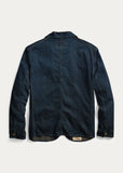 RRL Ralph Lauren Selvedge Denim Engineer Jacket Chore Jacket Men's Large L