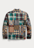 RRL Ralph Lauren Patchwork Overshirt Limited Edition Wool Jacket Men's Small S