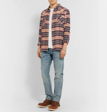 RRL Ralph Lauren Fit Plaid Twill Western Shirt Multi-Color Men's Medium M