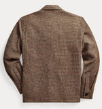 RRL Ralph Lauren Tweed Wool Lined English Overshirt Jacket Men's Extra-Large XL
