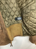 RRL Double RL Ralph Lauren Tan Brown Shearling Leather Jacket Men's M Medium