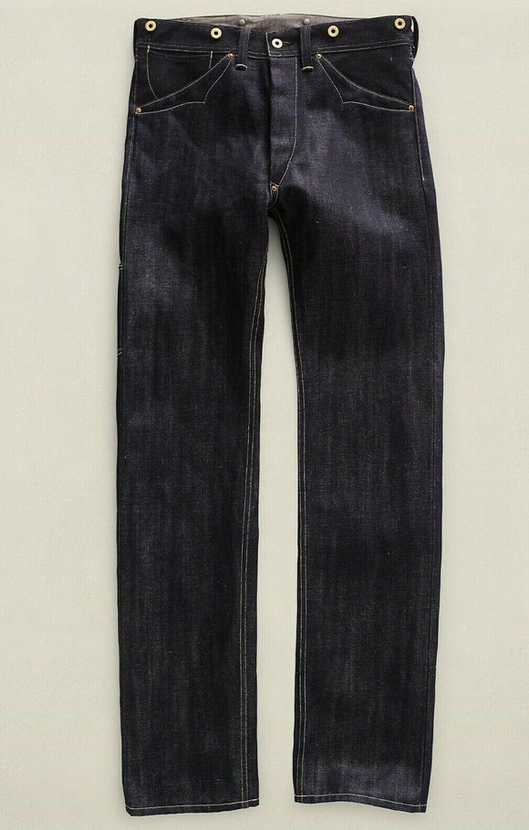 RRL Double RL Dark Wash Raw Denim Jeans Selvedge Carpenter Men's 40 x 32