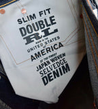 $450 RRL Double RL Dark Wash Raw Denim Jeans Selvedge Rigid Slim Men's 36 x 34