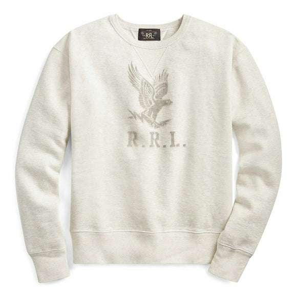 RRL Ralph Lauren  Vintage Inspired Naval Cotton Fleece Sweatshirt Men's Small S
