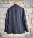 New Ralph Lauren RRL Gray Charcoal Wool Cotton Full Suit Jacket Men's 2XL XXL