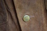 RRL Ralph Lauren Roughout Suede Coat Brown Chore Leather Jacket Men's Large L