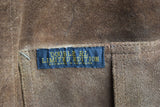RRL Ralph Lauren Roughout Suede Coat Brown Chore Leather Jacket Men's Large L