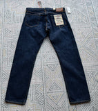 $450 RRL Double RL Dark Wash Denim Jeans Selvedge Slim East - West Men's 38 x 32