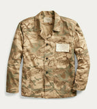 RRL Ralph Lauren 1940s Tropical Camo Ripstop Field Jacket Overshirt Mens Small S