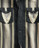 RRL Ralph Lauren Black Shirt Blanket Western Southwestern Men's Extra-Large XL