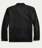 RRL Ralph Lauren Black Jacket Work Herringbone Twill Shirt Men's XXL 2XL