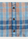 RRL Ralph Lauren 1920s Madras Plaid Camp Cotton Workshirt Shirt Men's Small S