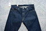 $450 RRL Double RL Dark Wash Denim Jeans Selvedge Slim East - West Men's 38 x 32