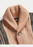 New RRL Ralph Lauren Thick Roadrunner Shawl Southwestern Chimayo Cardigan Mens M