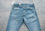 $450 RRL Double RL Light Wash Denim Jeans USA Made Relax Fitting Denim 33x32