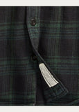 RRL Ralph Lauren Plaid Twill Flannel Cotton Thick Workshirt Men's XXL 2XL
