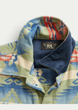 RRL Ralph Lauren Southwestern Jacquard Overshirt Jacket Men's Small S