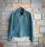 RRL Ralph Lauren Suede Jacket Indigo Sheepskin Leather Men's Medium M