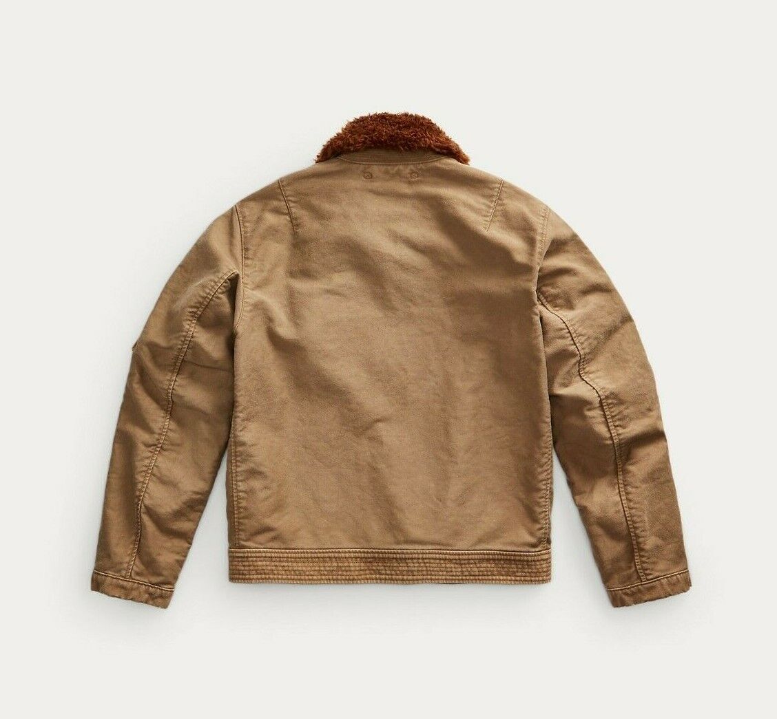 RRL Cotton Twill Jacket in Brown for Men