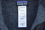 PATAGONIA 100% Thick Cashmere Cardigan Grey Knit Sweater Robe Coat XS Long