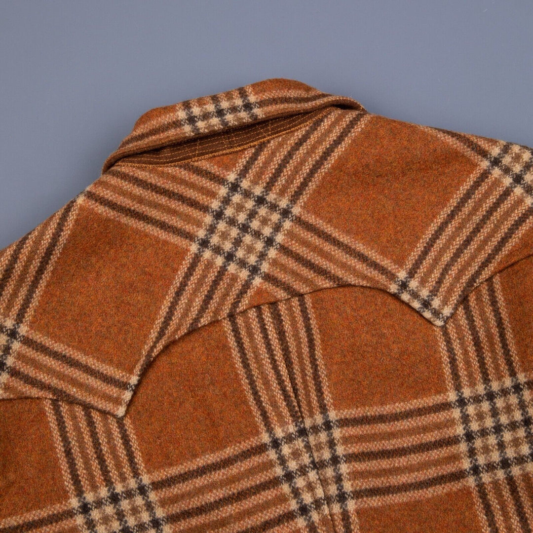 Ralph Lauren RRL Tan Vintage Plaid Wool Sportcoat Jacket Blazer Men's M Medium