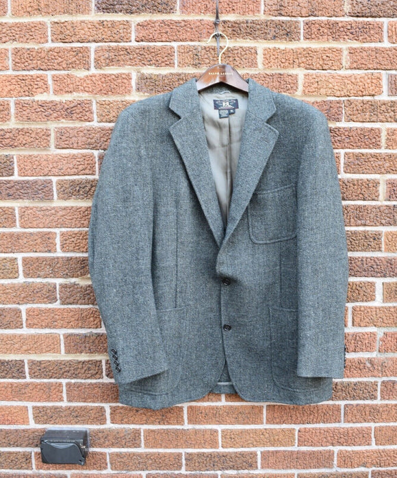 Ralph Lauren RRL ~USA Made~ Tweed Sportcoat Blazer Jacket Men's XL Extra-Large