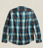 2016 RRL Plaid Matlock Workshirt Blue Check Shirt *Defects Men's Extra-Large XL