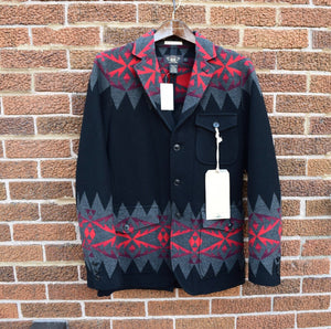 RRL Ralph Lauren Wool Limited Western Serape Southwestern Jacket Men's Small S