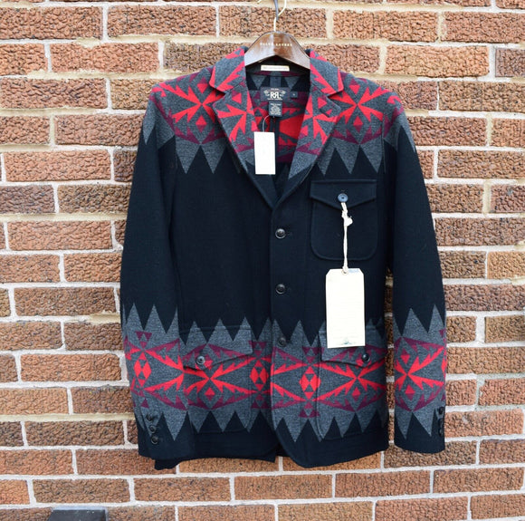 RRL Ralph Lauren Wool Limited Western Serape Southwestern Jacket Men's Small S