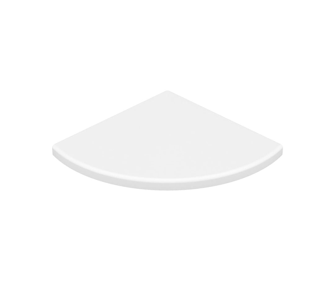 Swanstone ES-2 Corner Soap Dish - White 4-3/4"D x 4-3/4"W
