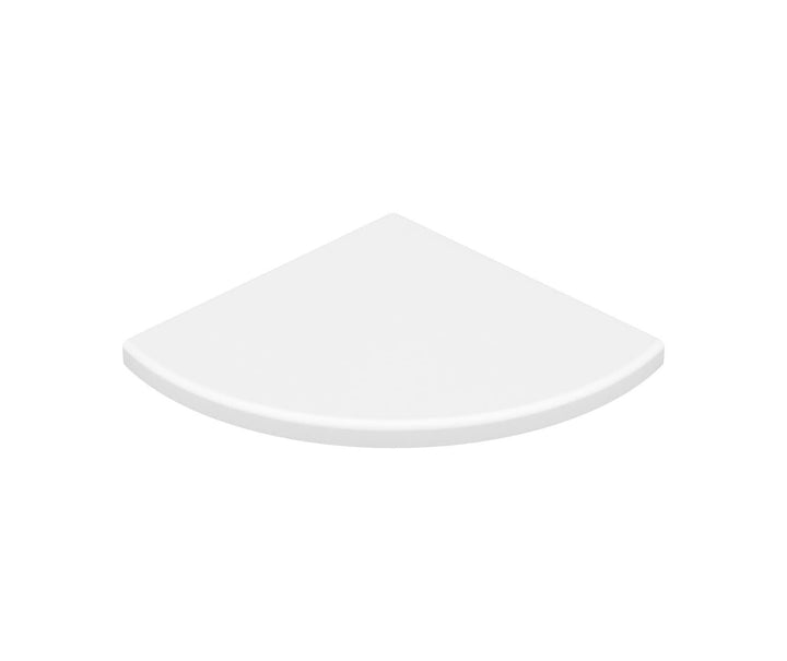 Swanstone ES-2 Corner Soap Dish - White 4-3/4"D x 4-3/4"W