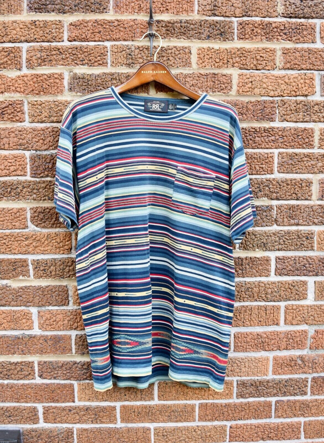 New RRL Double Ralph  Ralph Lauren Men's Southwest Striped Men's Medium M