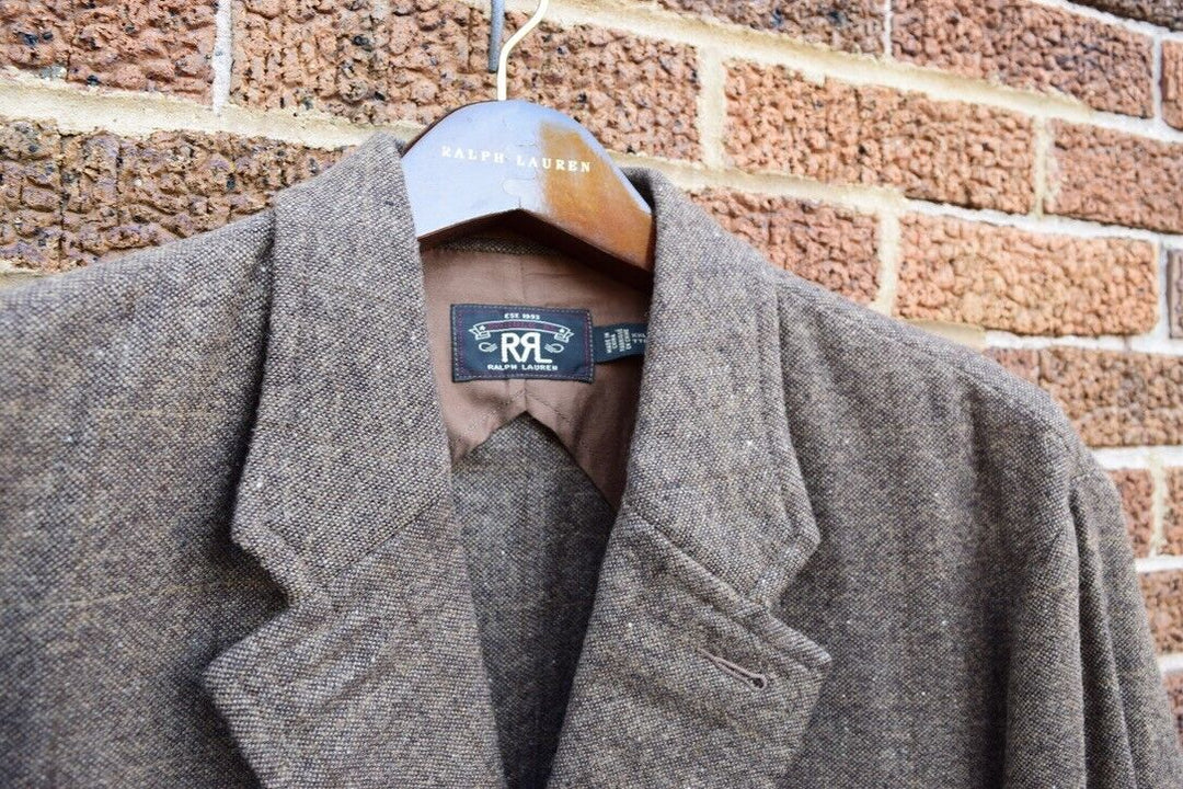 Ralph Lauren RRL Brown Tweed Sportcoat Suit & Pant Jacket Men's XXL 40x32