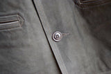 RRL Ralph Lauren Indigo Suede 1930's Deck Leather Jacket Men's XL Extra-Large