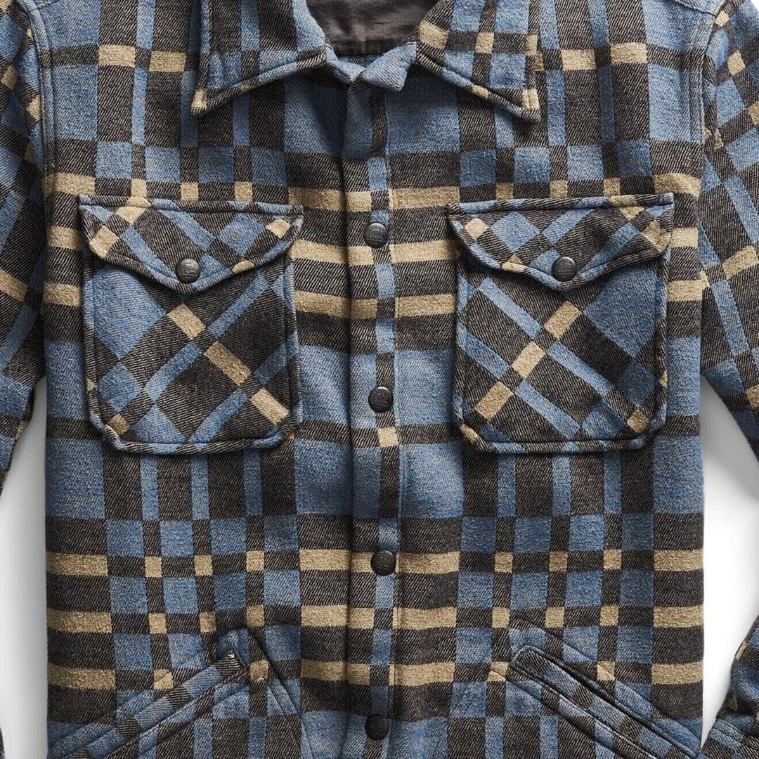 RRL Ralph Lauren Southwestern Cotton Overshirt Jacket Men's Medium M