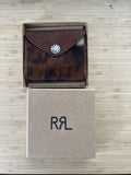 RRL Ralph Lauren Italian Suede Haircalf Wallet Men's Cowhide Leather