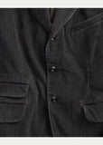 Ralph Lauren RRL Wide-Wale Corduroy Sportcoat Black Jacket Men's Extra-Large XL