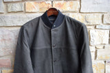 RRL Ralph Lauren Indigo Suede 1930's Deck Leather Jacket Men's XL Extra-Large