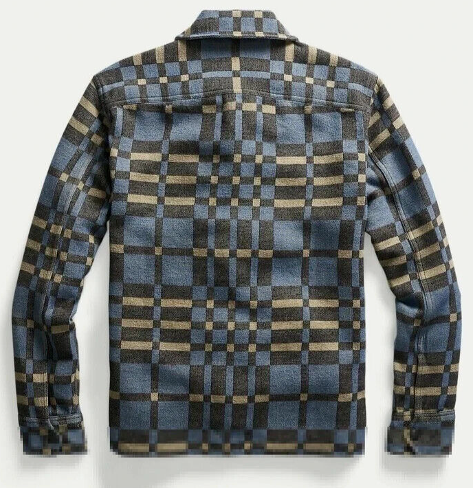 RRL Ralph Lauren Southwestern Cotton Overshirt Jacket Men's Medium M