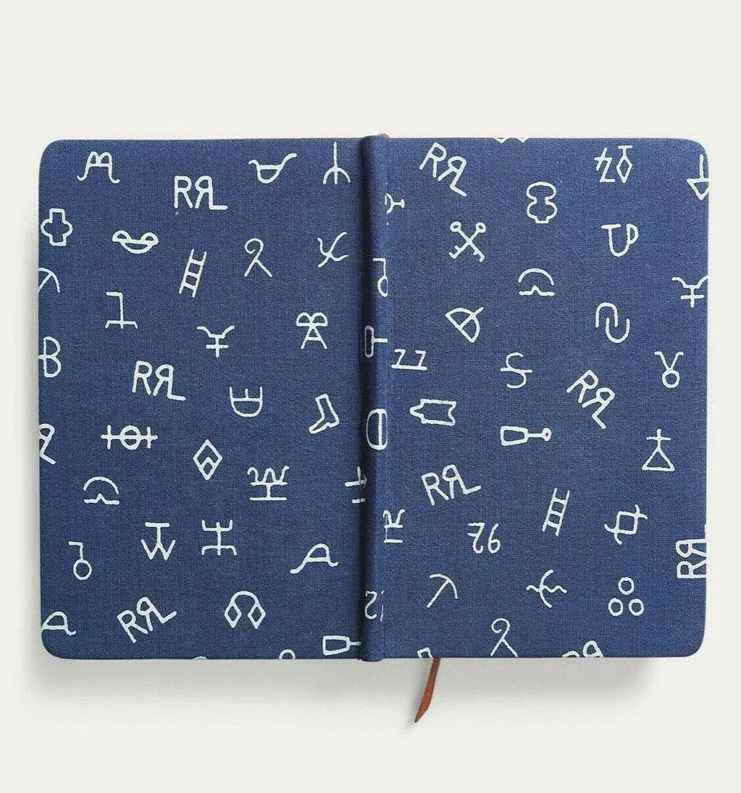 New RRL Ralph Lauren 1940s Western Ranch Cow Brand Indigo Blue Notebook