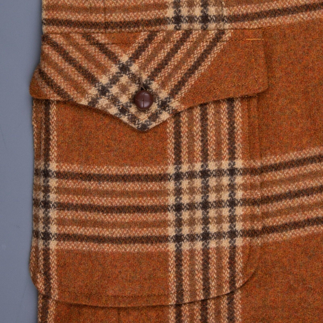 Ralph Lauren RRL Tan Vintage Plaid Wool Sportcoat Jacket Blazer Men's M Medium