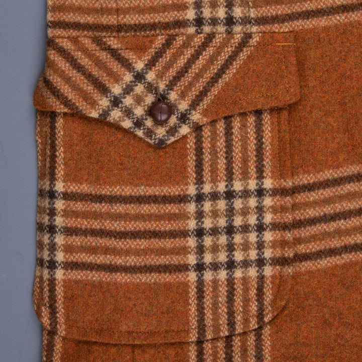 Ralph Lauren RRL Tan Vintage Plaid Wool Sportcoat Jacket Blazer Men's M Medium