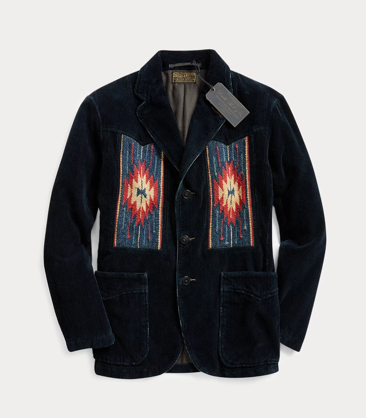 Ralph Lauren RRL Double RL Wale Corduroy Sport Coat Western Men Extra-Large XL