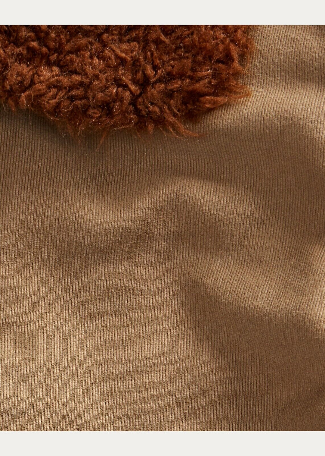 RRL Ralph Lauren Cotton Flight Jacket Fleece Jungle Brown Coat Men's Large L