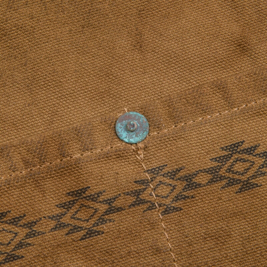 RRL Ralph Lauren "Logo Canvas Apron" Brown Cotton Canvas Cowboy Trading Post