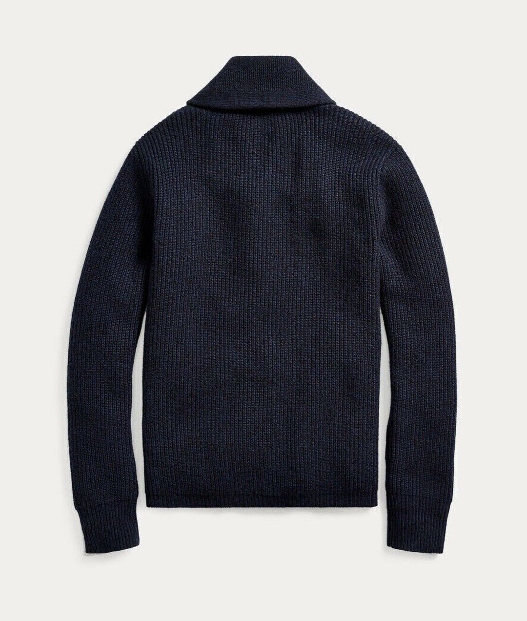 RRL Ralph Lauren 1930's 100% Cashmere Navy Blue Shawl Cardigan Men's Small S