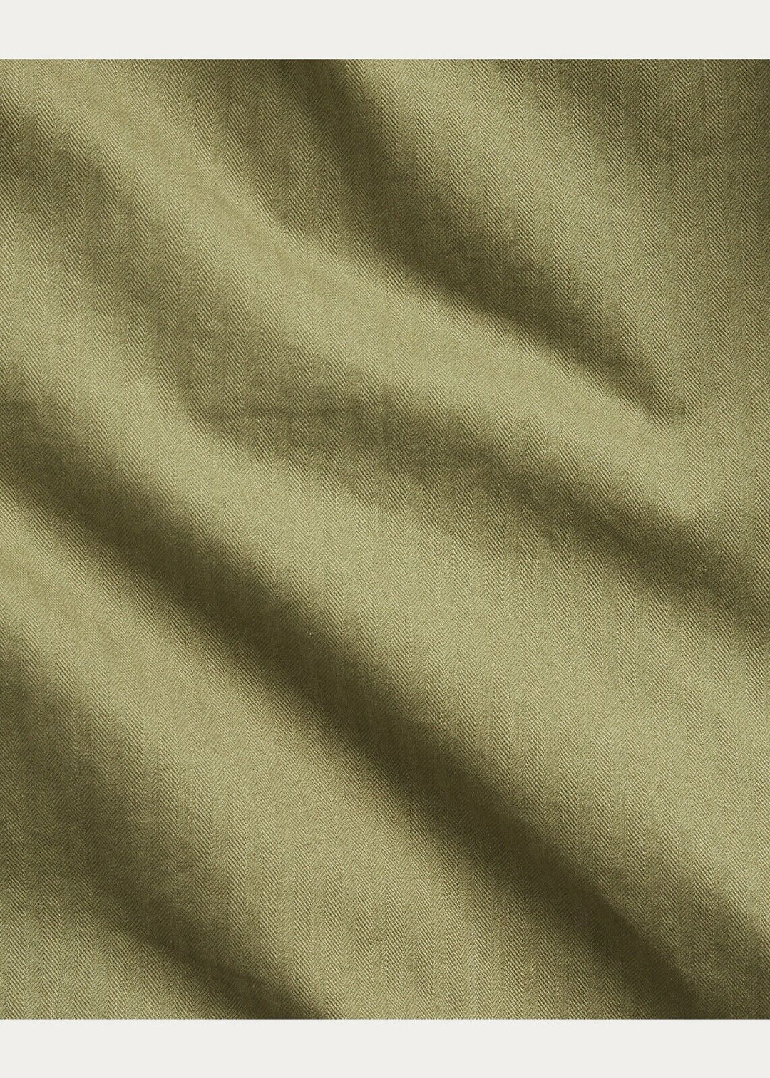 RRL Ralph Lauren Cotton Herringbone Olive Green Twill Jacket Men's S Small