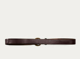 New RRL Ralph Lauren Terrace Tumbled Brown Roughout Leather Belt Men's Size 28